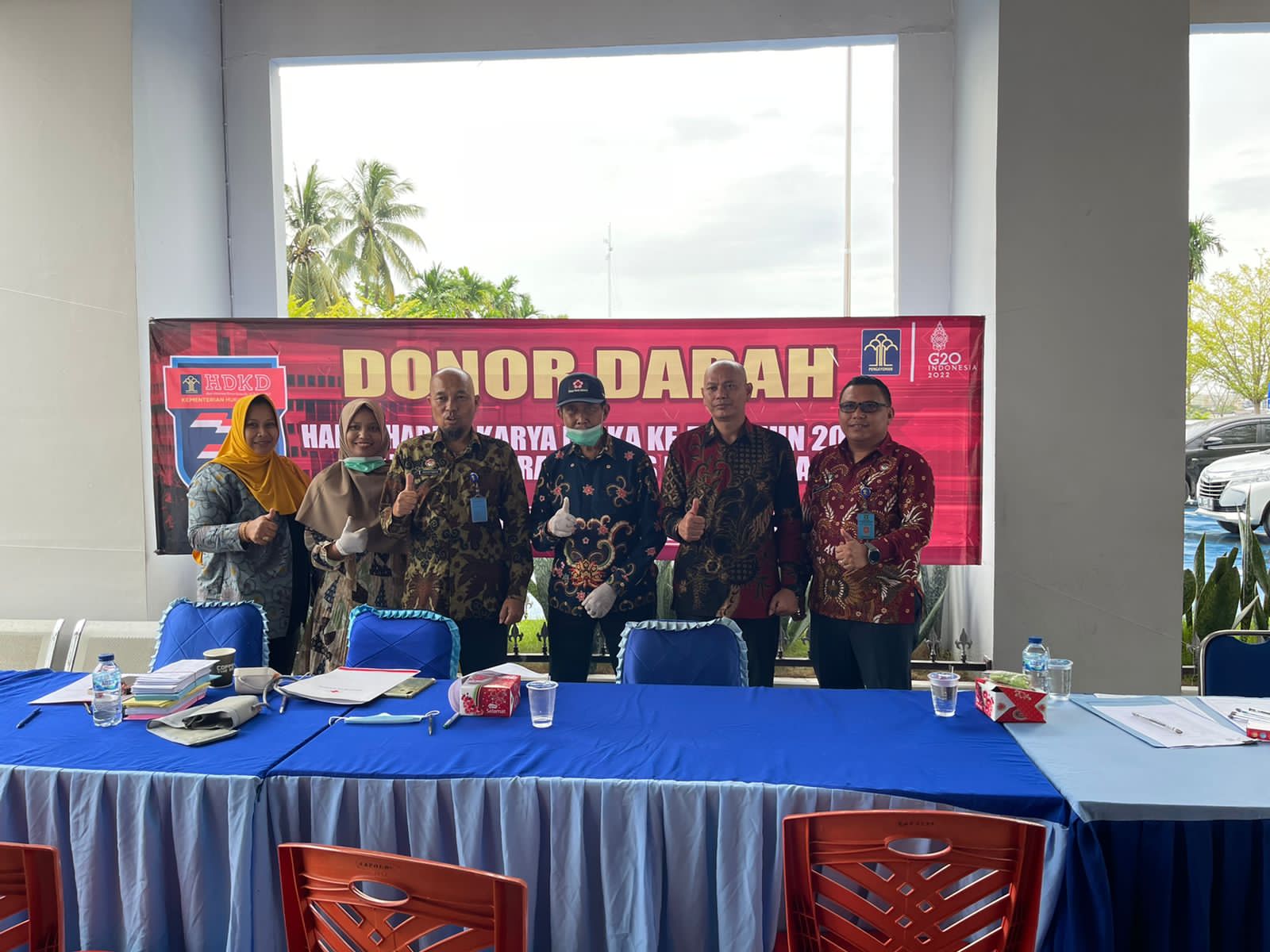 Hari Dharma Karya Dhika ke77, Kantor Imigrasi Kelas II TPI Dumai Gelar Donor Darah