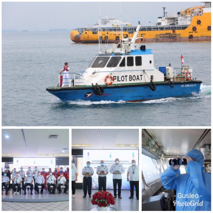 Pelindo l Bersama Syahbandar dan INAMPA Sinergi Tingkatkan Pelayaran Pemanduan Selat Malaka