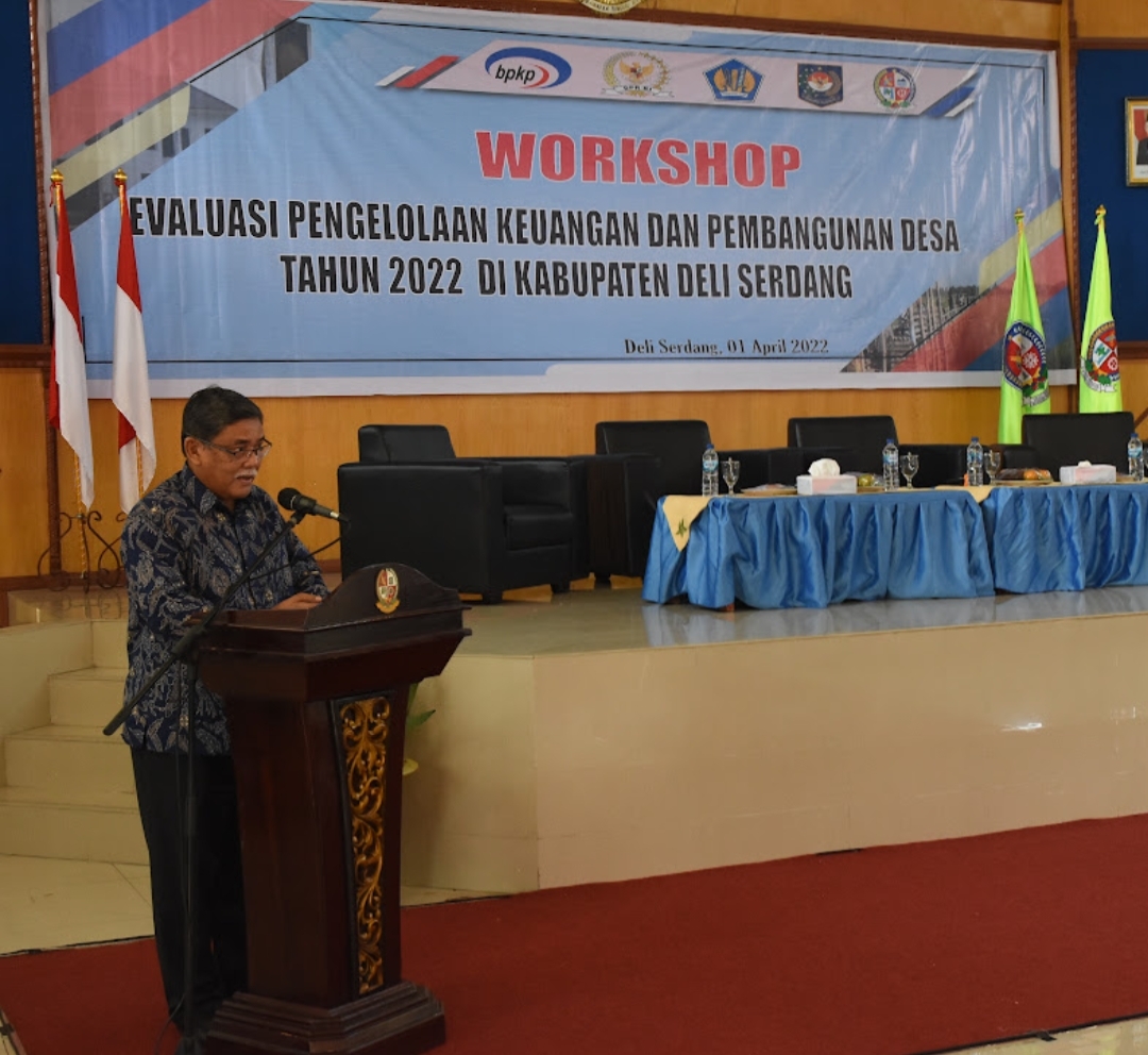 Wabup Deliserdang Buka Diskusi Evaluasi Pengelolaan Keuangan dan Pembangunan Desa Tahun 2022