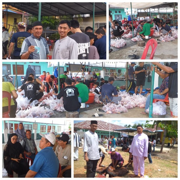 Musholla Al-Kautsar  Kurban 8 Ekor Sapi dan 2 Ekor Kambing  Idul Adha Tahun 2026 Dukungan Tenaga dan Partisipasi Generasi Muda