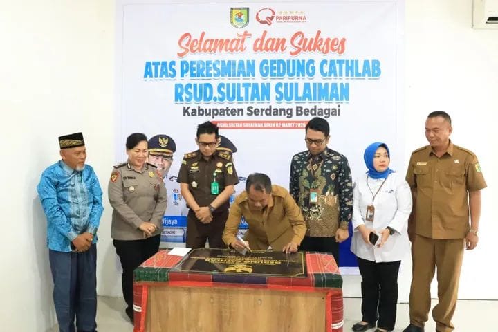 Bupati Darma Wijaya Resmikan Gedung Cathlab RSUD Sultan Sulaiman, Layanan Jantung Kini Hadir Di Sergai
