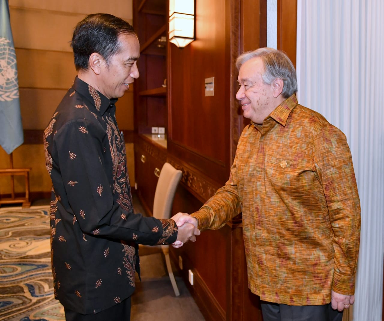 Sekjen PBB Puji Penanganan Bencana di Sulteng dan Lombok Saat Bertemu Presiden