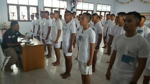 361 Pemuda dan Pemudi Ikuti Seleksi Penerimaan Calon Taruna/I dan Caba/Wan TNI AL  di Pekanbaru