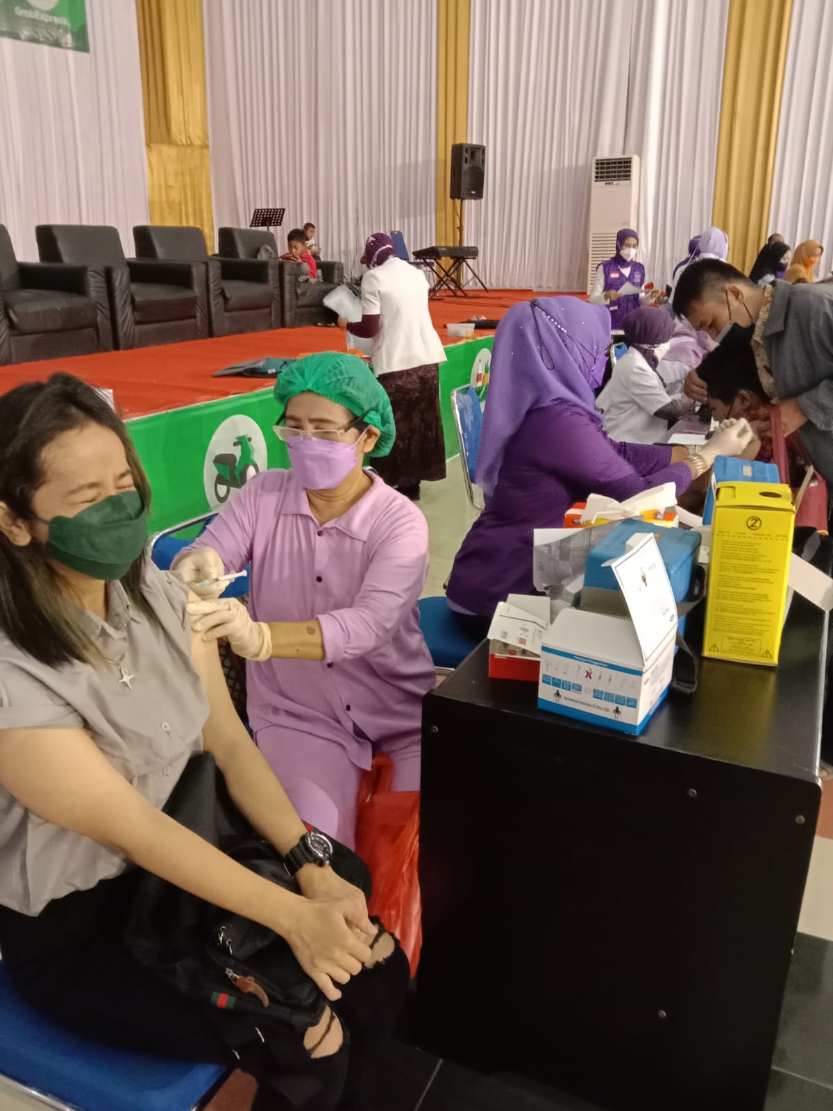 Dukung Program Pemerintah, Pengurusan IAKMI Sumut dan Medan Laksanakan Vaksinasi di PRSU.