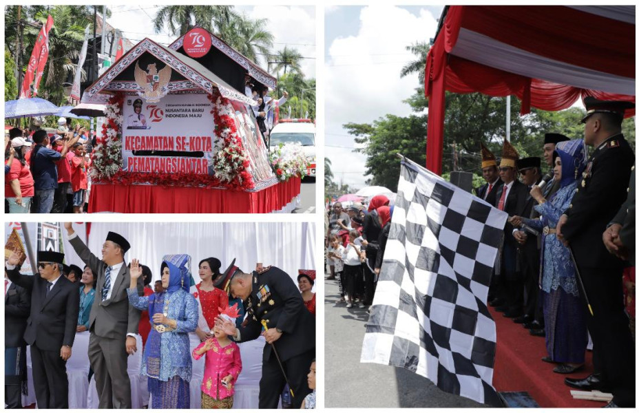 Wali Kota Melepas Peserta Karnaval Gempita Kemerdekaan