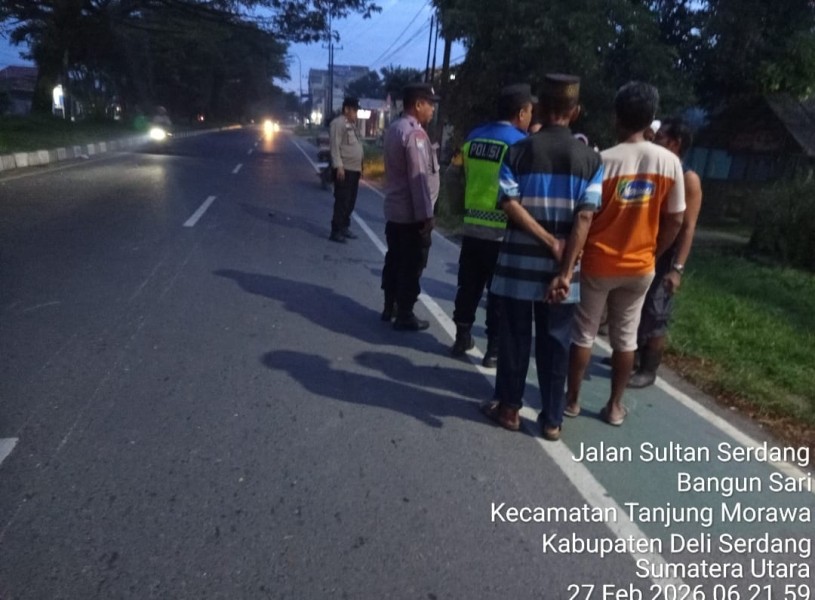 Ciptakan Rasa Aman di Bulan Ramadhan, Polresta Deli Serdang Laksanakan Patroli Menyapa Subuh