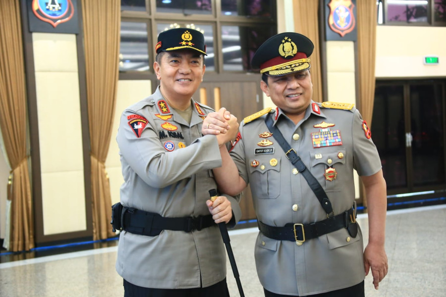 Irjen Iqbal Hadiri Sertijab dan Tradisi Pengantar Tugas Wakapolri Komjen Pol Prof. Dr. Gatot Eddy Pr