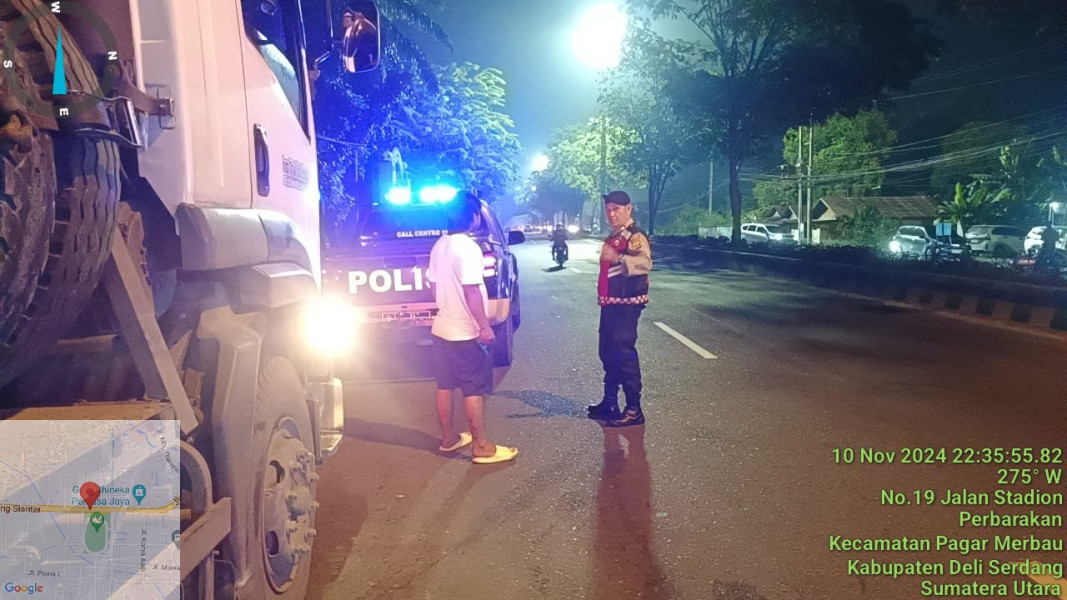 Antisipasi Kejahatan Pada Malam Hari, Polresta Deli Serdang rutin Patroli