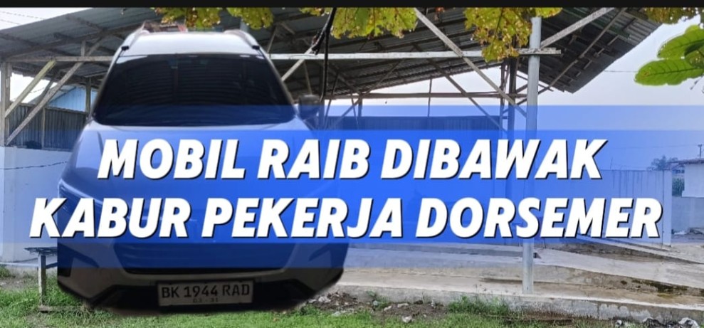 Pekerja Dorsemer Di Binjai Larikan Mobil BRV Putih Milik Pelanggan