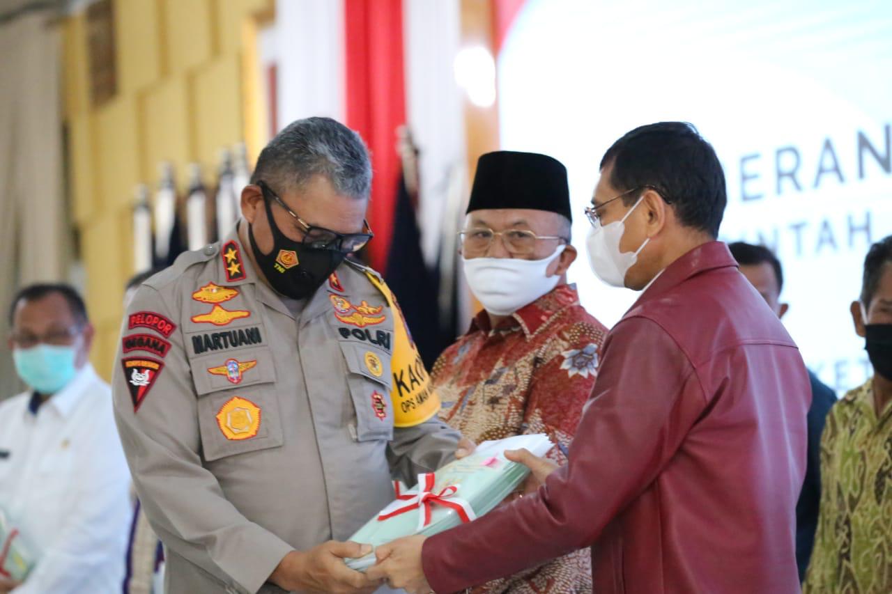 Kapolda Sumut Hadiri Rapat Koordinasi Pemberantasan Korupsi Terintegrasi Pemda Se- Provinsi Sumatera
