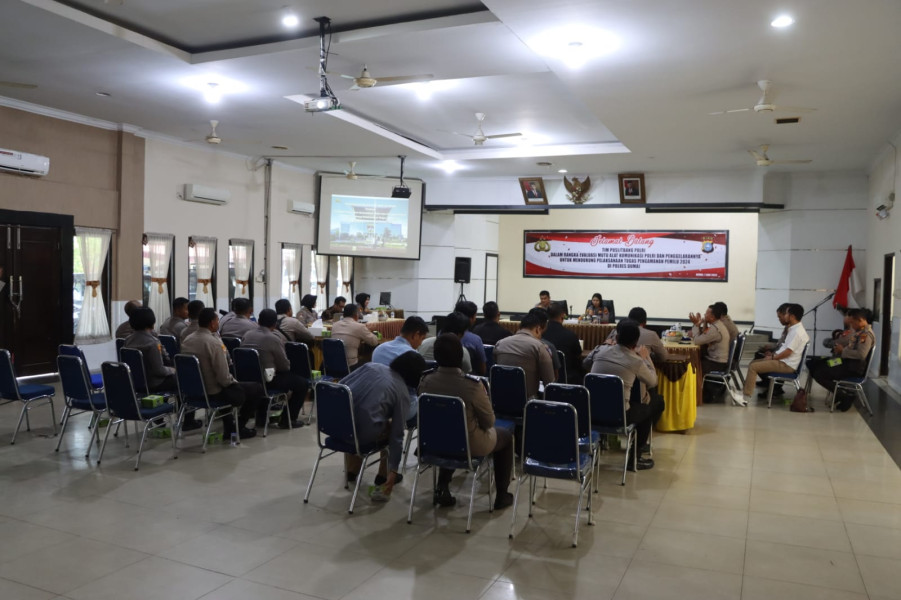 Amankan Pemilu 2024, Tim Penelitian Puslitbang Polri Kunker ke Dumai