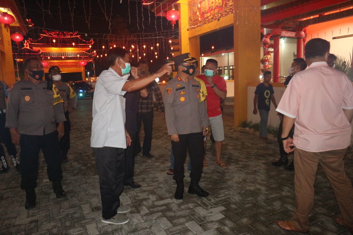 Kapolres Sergai AKBP Robin Pimpin Pengamanan Malam Imlek-2752 