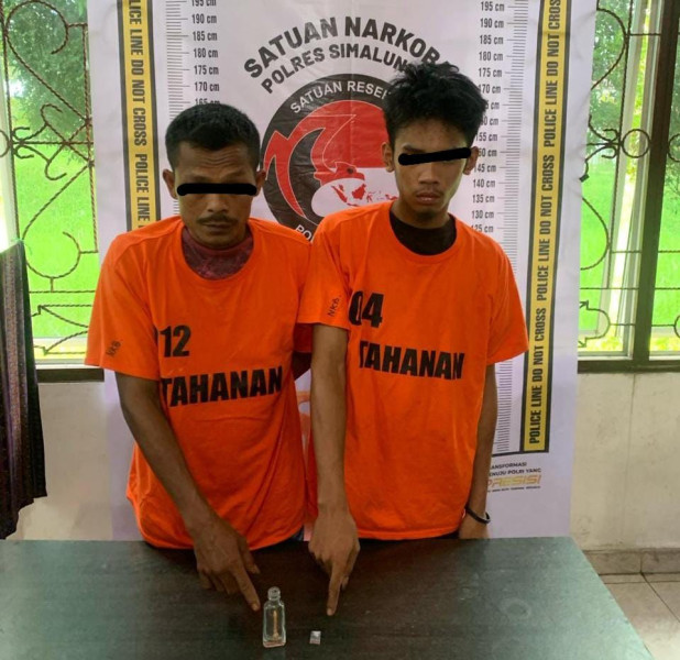 Serius Berantas Narkoba, Polres Simalungun Kembali Tangkap Dua Pria Diduga Pengedar