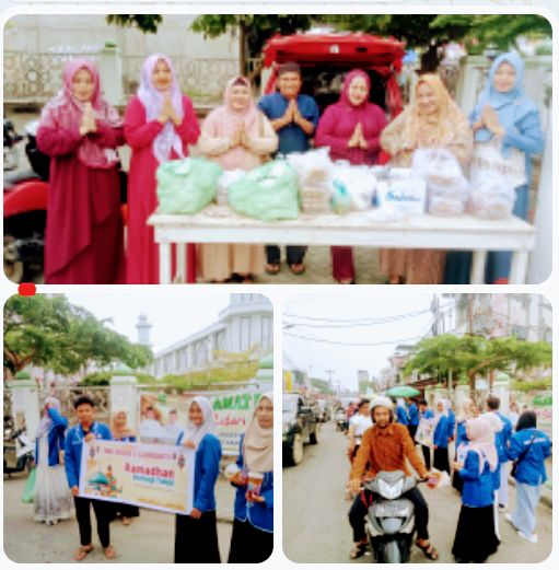 Semangat Berbagi Ribuan Takjil SMAN 2 Ujung Batu