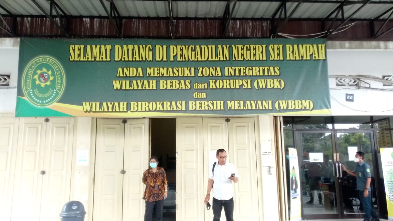 Sidang Putusan Kasus Cabul Molor, Humas PN Sei Rampah Enggan  Bertemu Wartawan