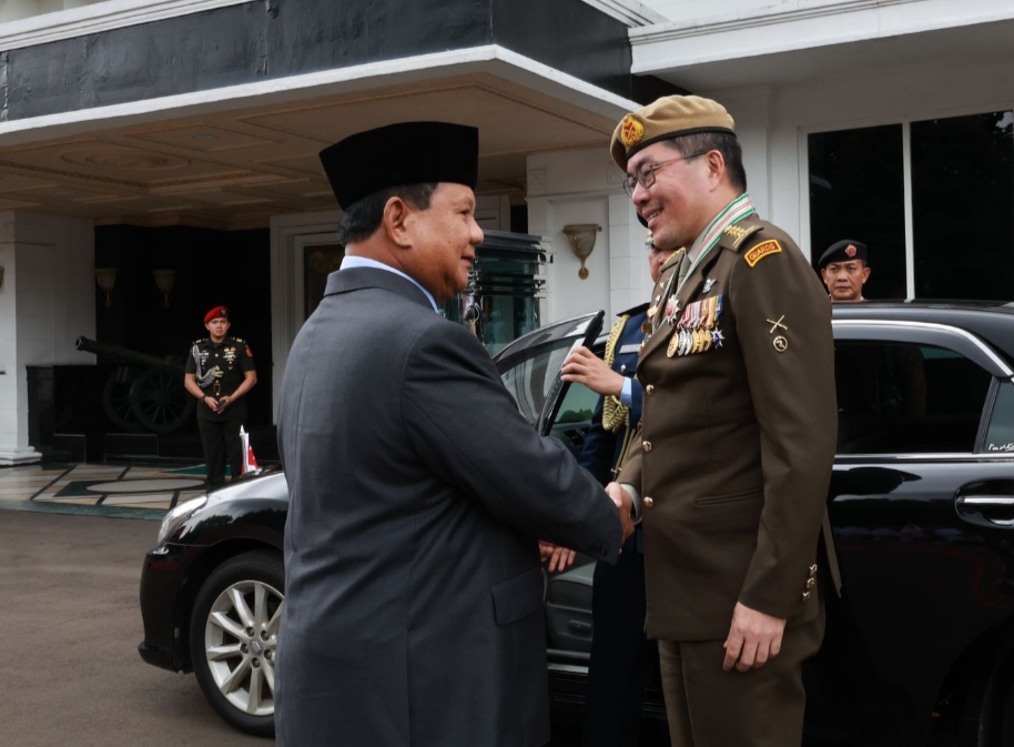 Menhan Prabowo Dukung Peningkatan Kerja Sama Militer Indonesia-Singapura bagi Stabilitas Kawasan