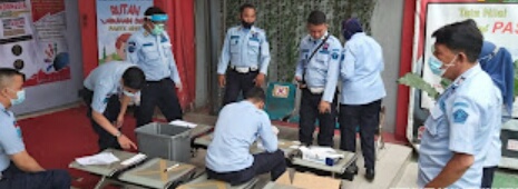 Cegah Penyebaran Covid 19 Rutan Labuhan Deli Laksanakan Swab Antigen Kepada Pegawai