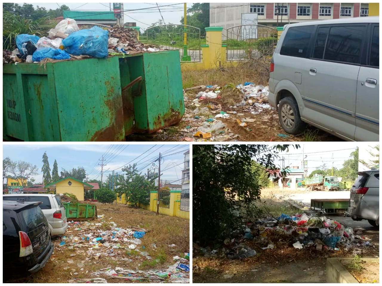 Lingkungan Kantor Bupati Sampah Menumpuk, Dinas LH di Soal Masyarakat