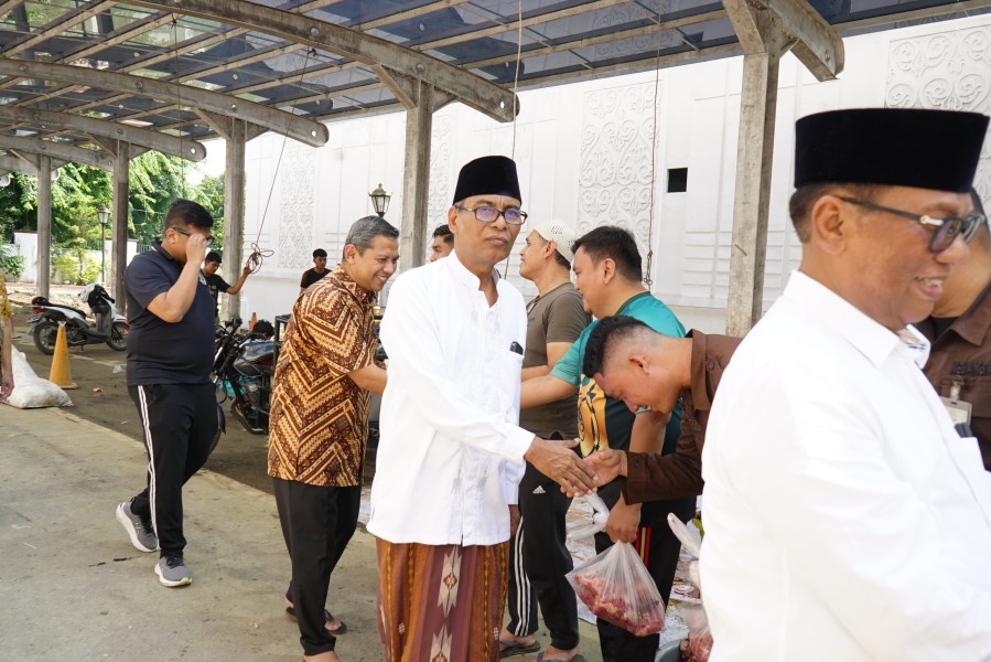 Muhibuddin :Qurban Tidak Hanya Sekedar Menyembelih dan Berbagi Melainkan Wujud Nyata Ketakwaan Seseorang Kepada Allah SWT
