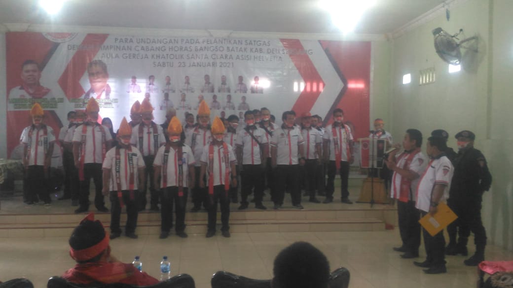 Satgas DPC HBB Kabupaten Deliserdang Dilantik