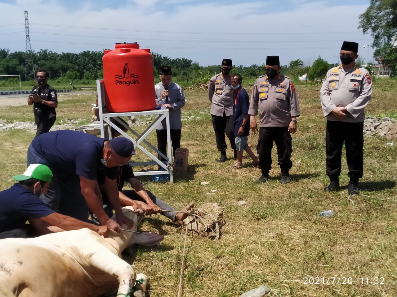 Polda Sumatera Utara Sumbang 23 Sapi Ke Pompes dan Sembelih 20 Ekor