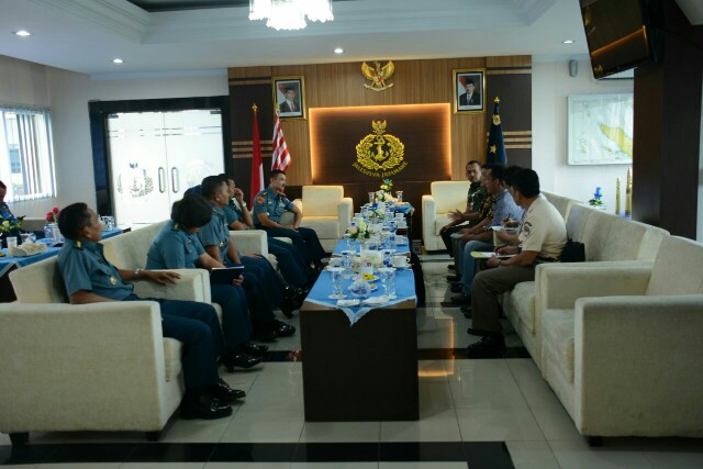 WADAN LANTAMAL I TERIMA KUNJUNGAN TIM BARANAHAN KEMHAN 