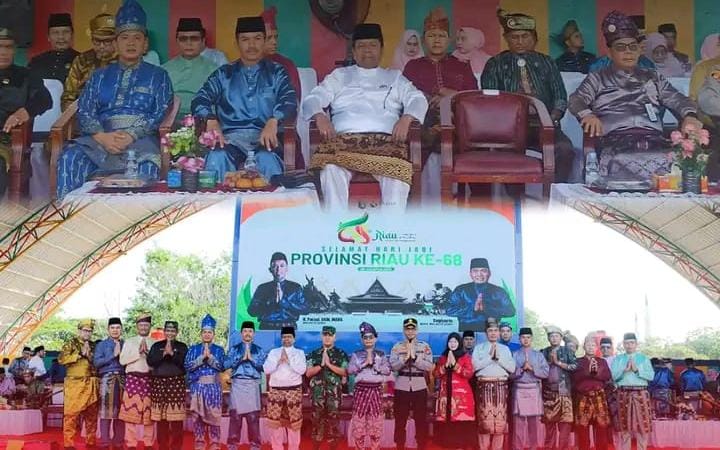 Kejaksaan Negeri Dumai Hadiri Upacara Peringatan Hari Jadi ke-68 Provinsi Riau