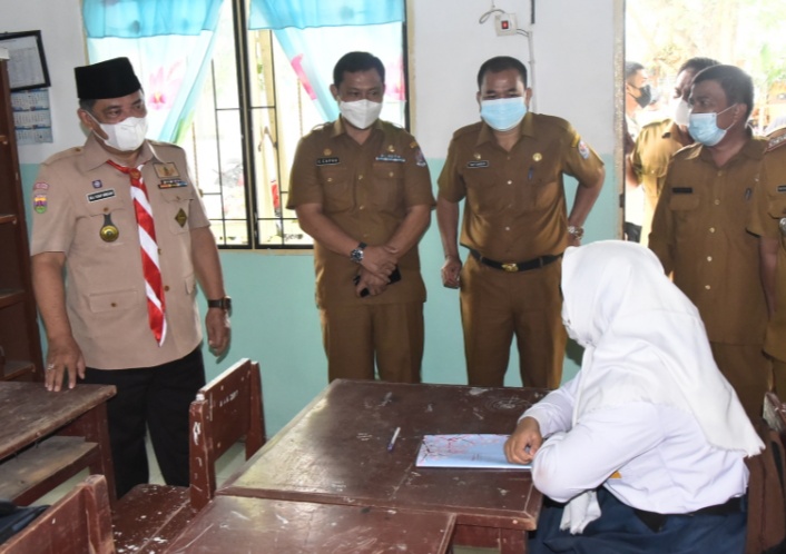 Belajar Tatap muka Di Deliserdang Terapkan Prokes