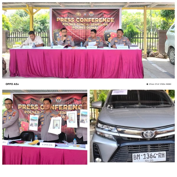 Gagalkan Penyeludupan PMI 29 Orang Kapolsek Sungai Sembilan IPTU Apriadi S.H.M.H Gelar Press release