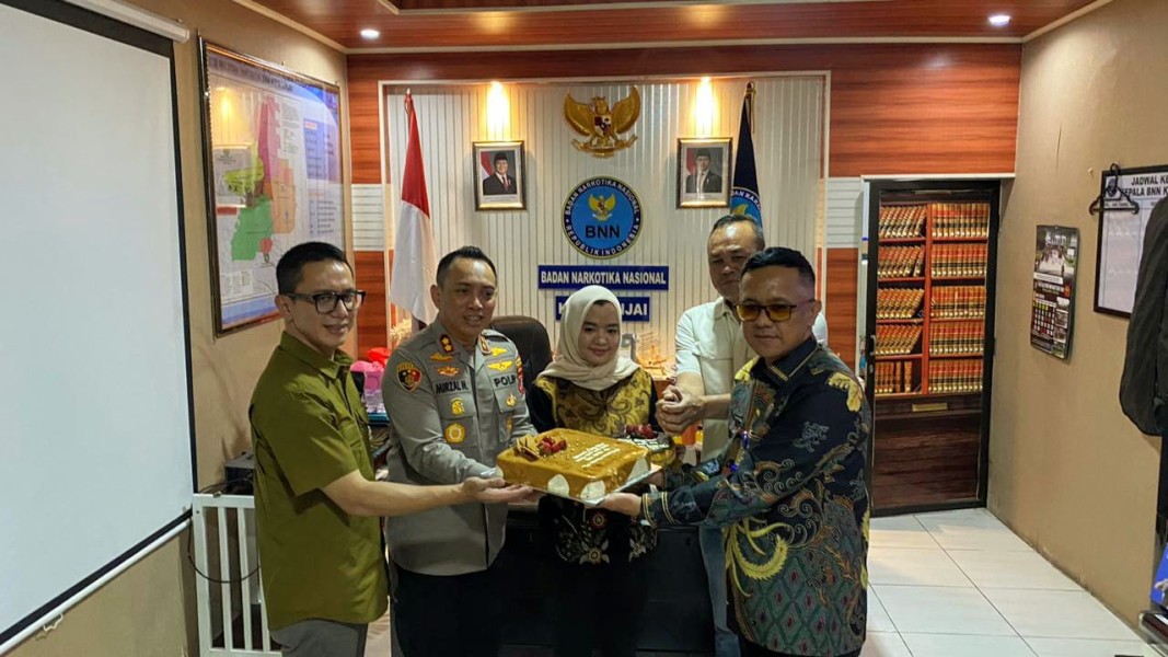 Dihari Ulangtahun Kepala BNNK Binjai, Kapolres Binjai Tegaskan Sinergi Anti Narkotika