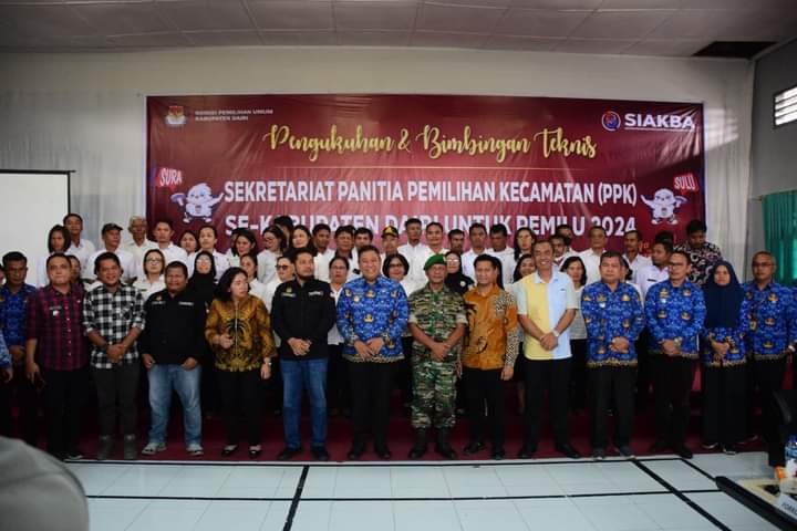 Hadiri Pengukuhan Sekretariat PPK,  Bupati Dairi: Jaga Integritas dan Amanah