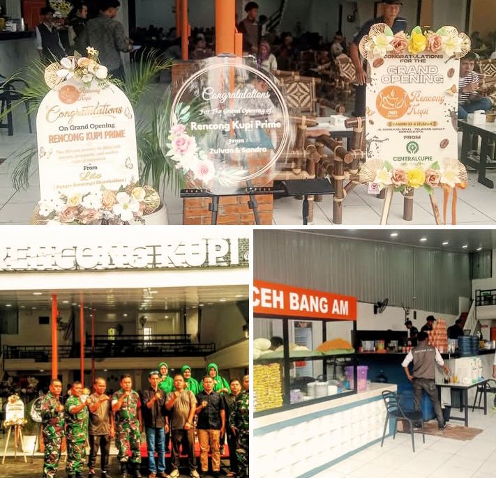 Makin Terdepan ! Rencong Kupi Resmi Buka Cabang ke-3 di Jl. Stadion Teladan