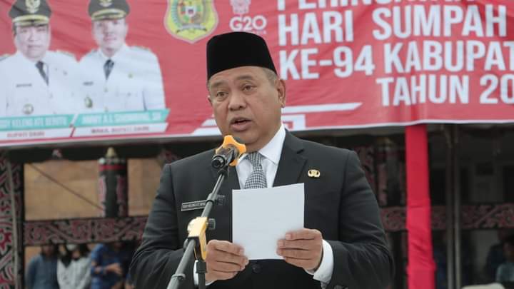 Peringatan Sumpah Pemuda, Bupati Eddy Berutu: Mari Pemuda Mengasah Kreativitas dan Inovasi