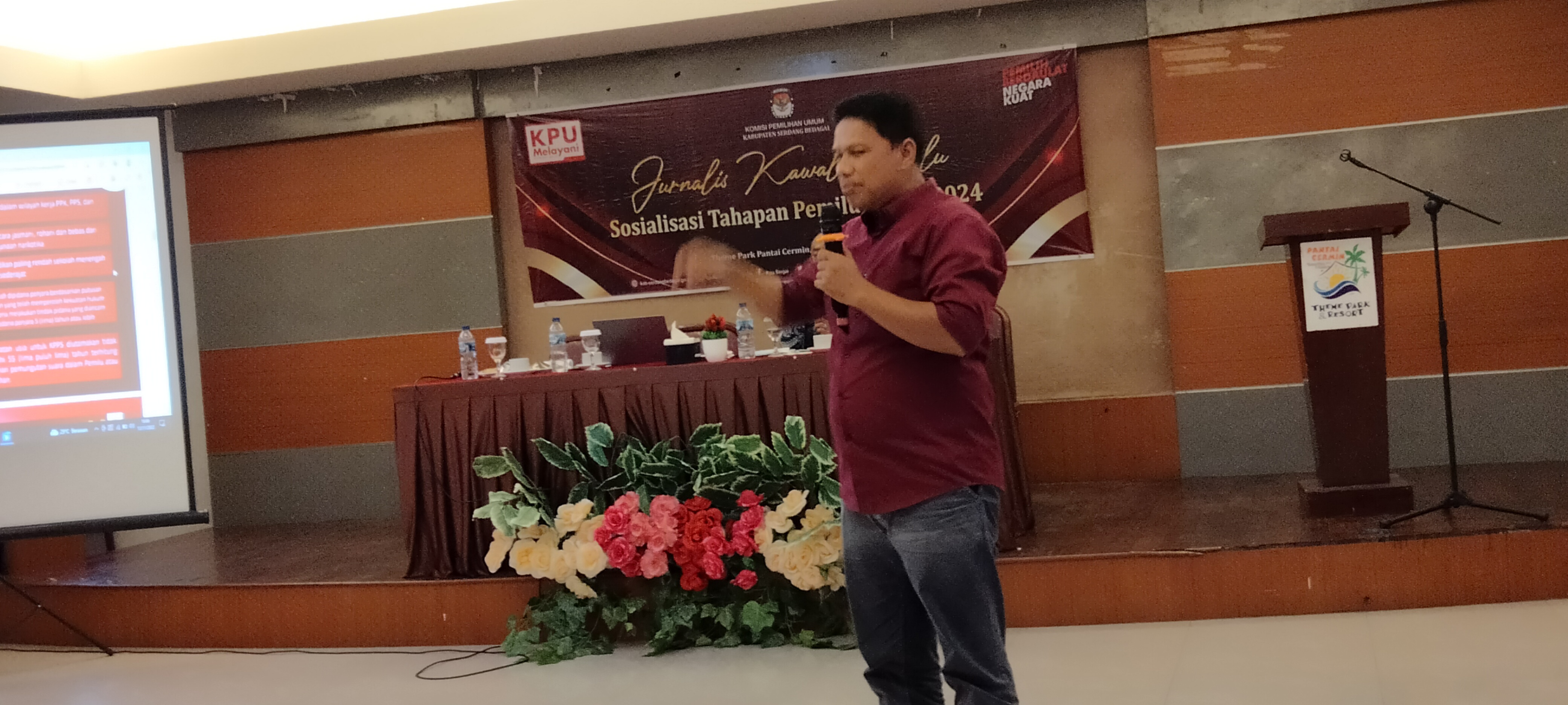 Jurnalis Kawal Pemilu, KPU Sergai Gelar Sosialisasi Tahapan Pemilu 2024