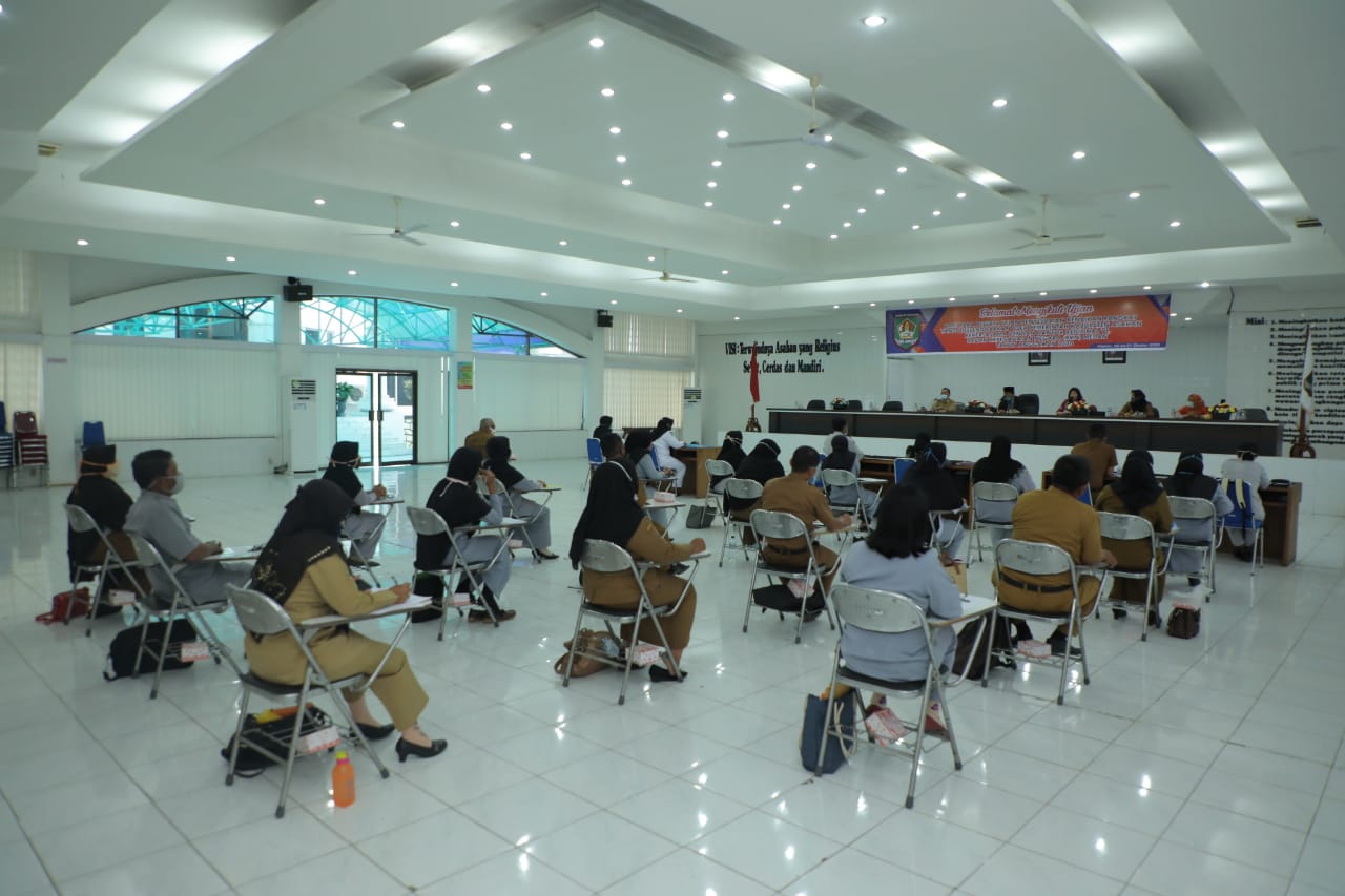 Pemkab Asahan Gelar Ujian Penyesuaian Kenaikan Pangkat 