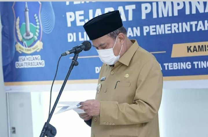 Walikota Lantik Jabatan Pimpinan Tinggo Pratama 2021