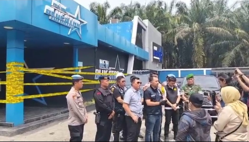 Diskotik Bluestar Di Police Line Polda Sumut, Ditemukan Banyak Bekas Narkoba