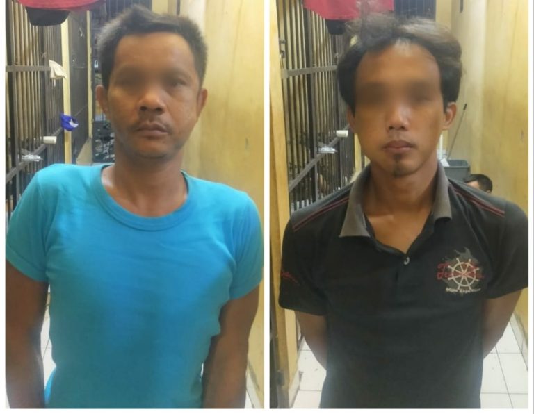 Polsek Lubuk Pakam Polresta Deli Serdang Meringkus Dua Pria Pencuri HP