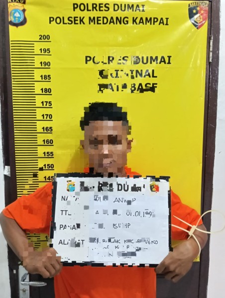 Kapolsek Medang kampai Berhasil Mengungkap Kasus Dugaan Tindakan Pidana Pencurian Sepeda Motor