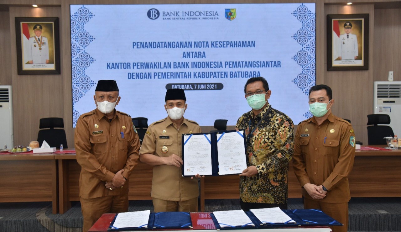Implementasikan Elektronifikasi Transaksi Keuangan, Bupati Batu Bara Kukuhkan TP2DD 