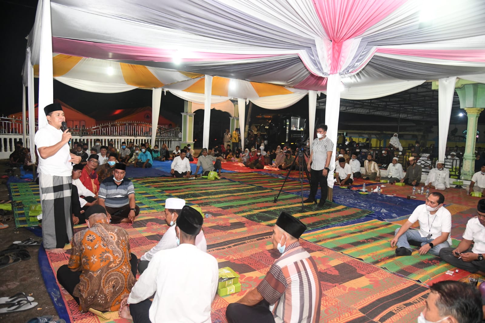 Tampung Aspirasi Warga, Bupati Zahir Menginap di Desa Kwala Gunung