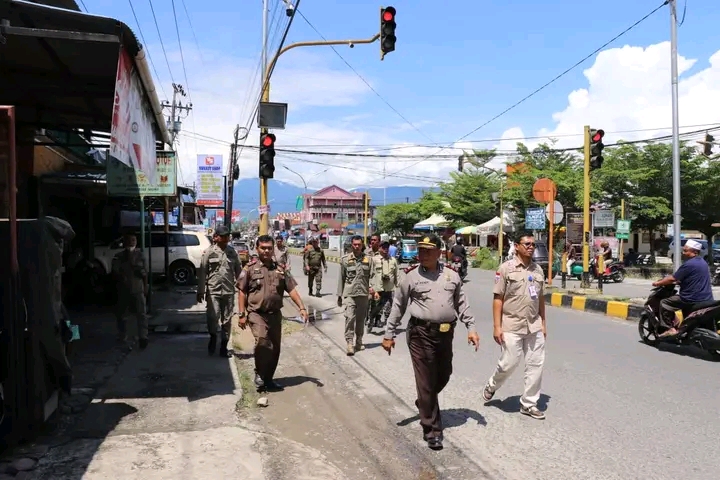 Sat Binmas Polres Madina bersama Tim Gabungan Pemkab Gelar Penertiban dan Pembinaan Gepeng