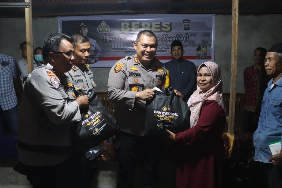 Giat Yang Bertajuk Beres Bersama Kapolres Dumai Dalam Giat Cooling sistem