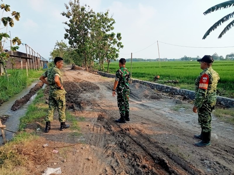 Inilah Penampakan Jalan Yang Akan Digarap Pada Program TMMD Reg 128 Kodim 0725/Sragen