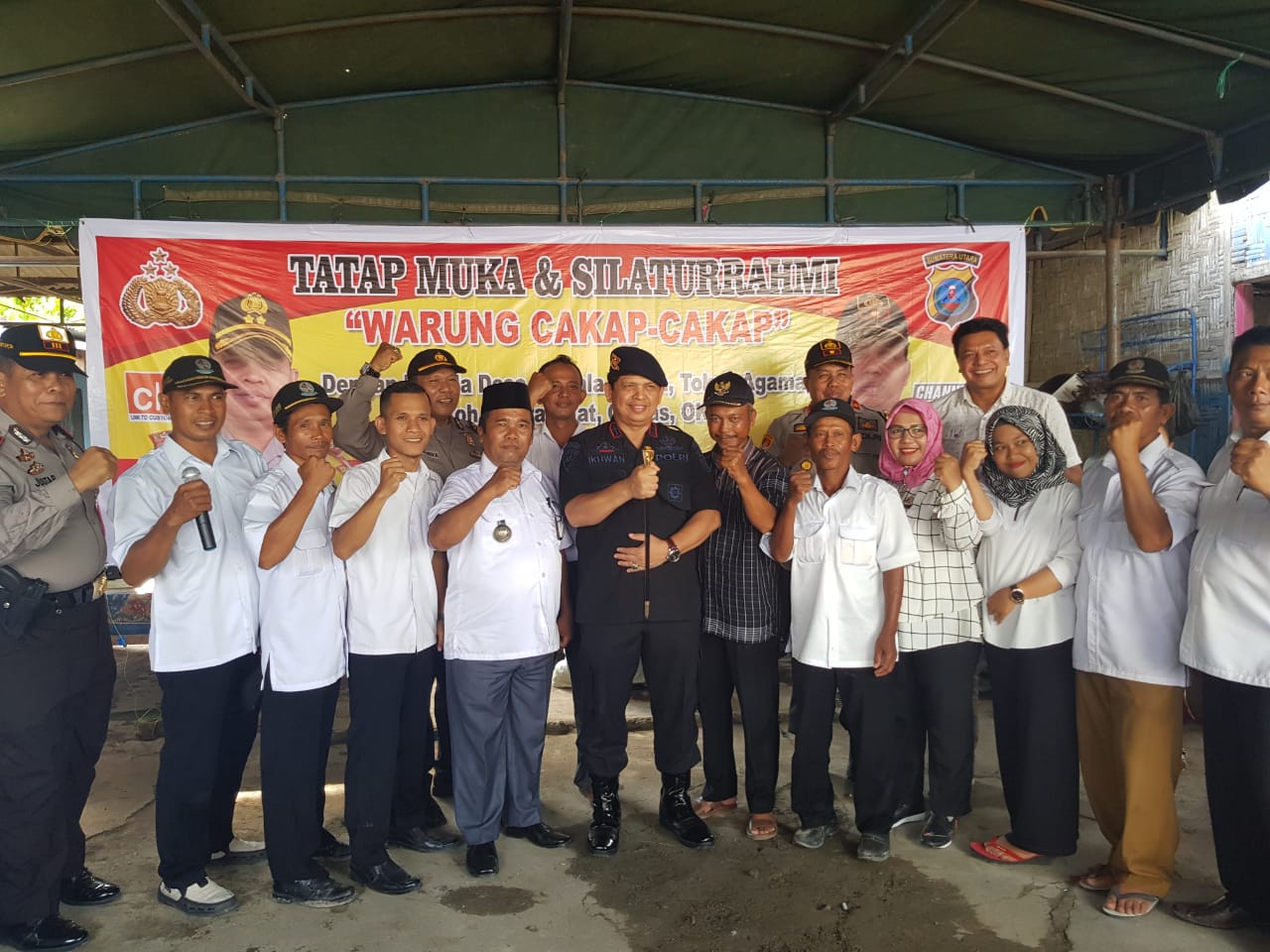 Kapolres Pelabuhan Belawan Ajak Tokoh Masyarakat Menjaga Kamtibmas Jelang Pemilu