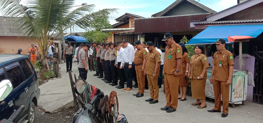 Kawasan Bersih Narkoba, Polres Pelabuhan Belawan Gelar Apel Bersama dengan TNI/ Muspika