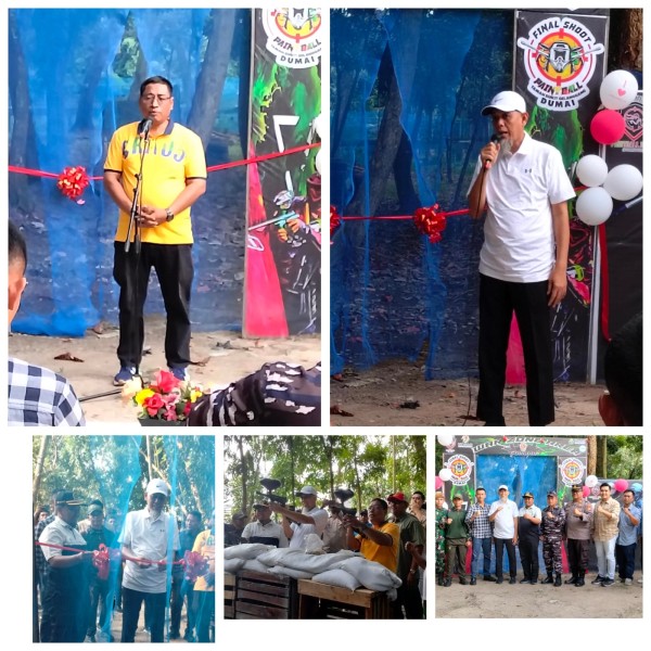 Wali Kota Dumai H Paisal Resmikan Area Paintball Bukit Gelanggang Kota Dumai