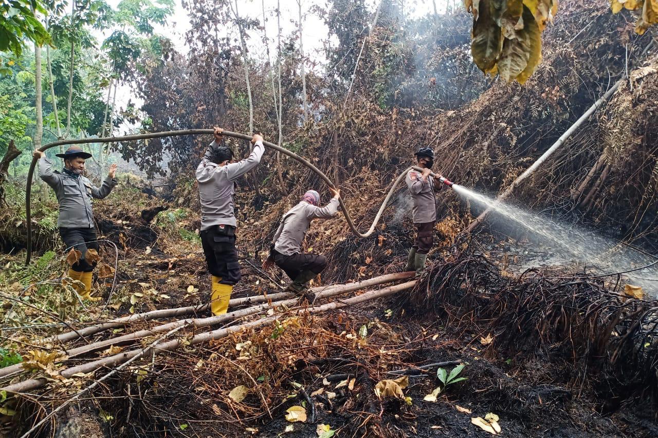 Ditengah Upaya Penanganan Covid-19, Polda Riau Tetap Komit Menangani Karhutla