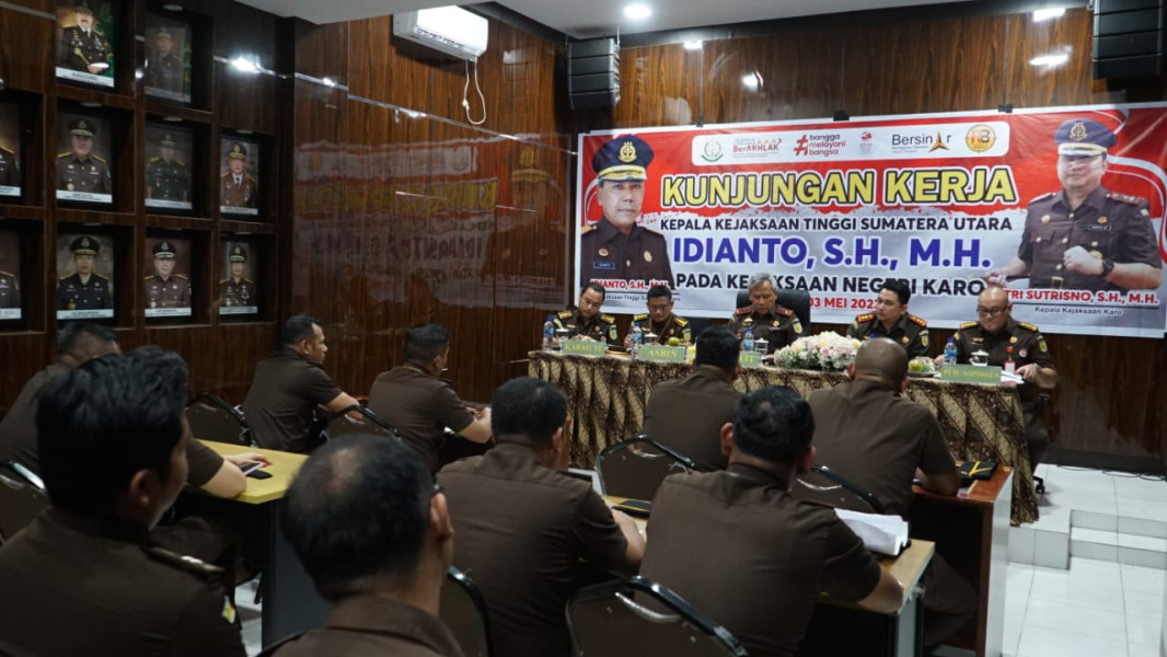 Kajati Sumut Ingatkan Seluruh Jajaran Kompak Tangani Perkara dengan Profesional