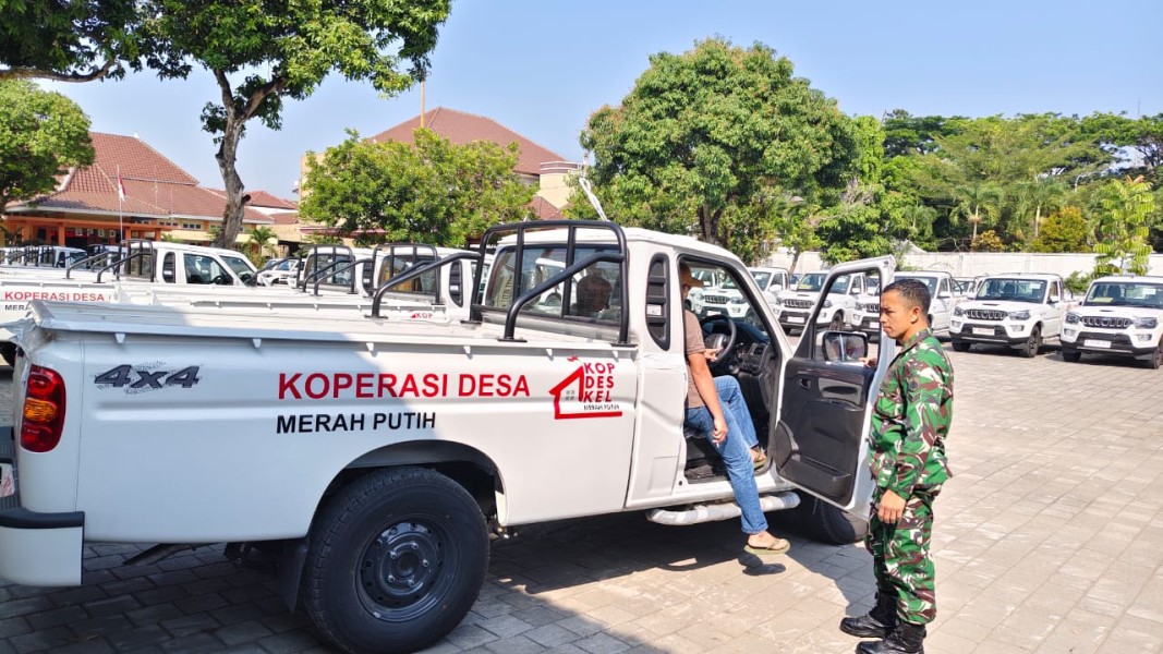 Mahindra Mengaspal di Desa, KDKMP Boyolali Diperkuat 50 Armada Operasional